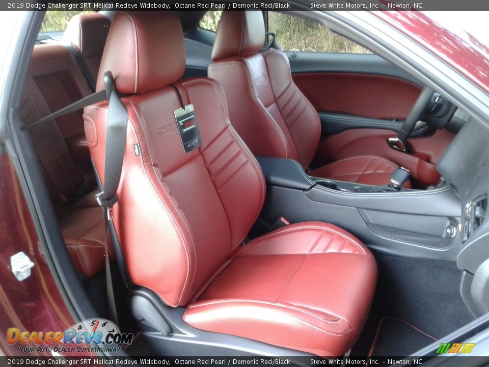 Demonic Red/Black Interior - 2019 Dodge Challenger SRT Hellcat Redeye Widebody Photo #15