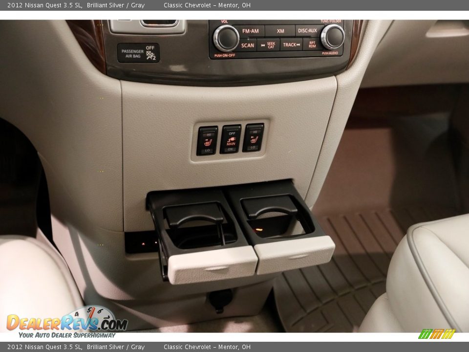 2012 Nissan Quest 3.5 SL Brilliant Silver / Gray Photo #14