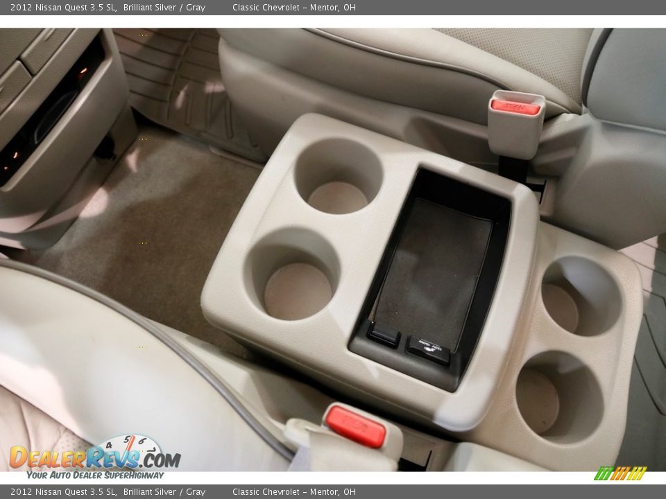 2012 Nissan Quest 3.5 SL Brilliant Silver / Gray Photo #15