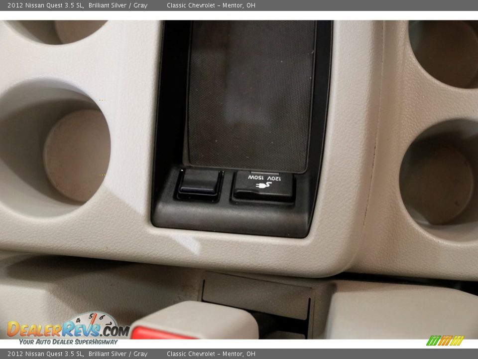 2012 Nissan Quest 3.5 SL Brilliant Silver / Gray Photo #16