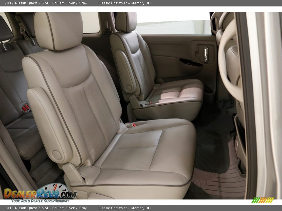 2012 Nissan Quest 3.5 SL Brilliant Silver / Gray Photo #18