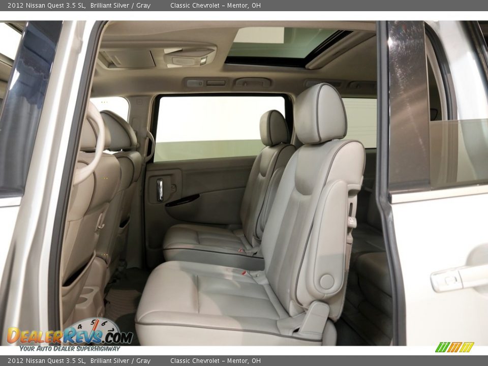 2012 Nissan Quest 3.5 SL Brilliant Silver / Gray Photo #19