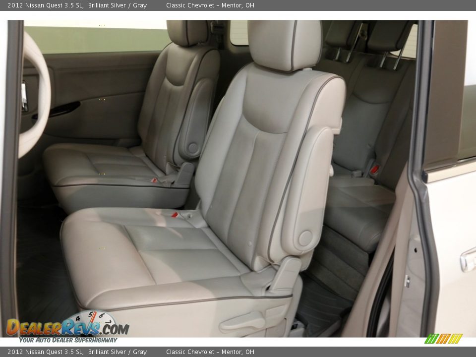 2012 Nissan Quest 3.5 SL Brilliant Silver / Gray Photo #20