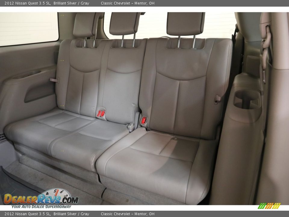 2012 Nissan Quest 3.5 SL Brilliant Silver / Gray Photo #21