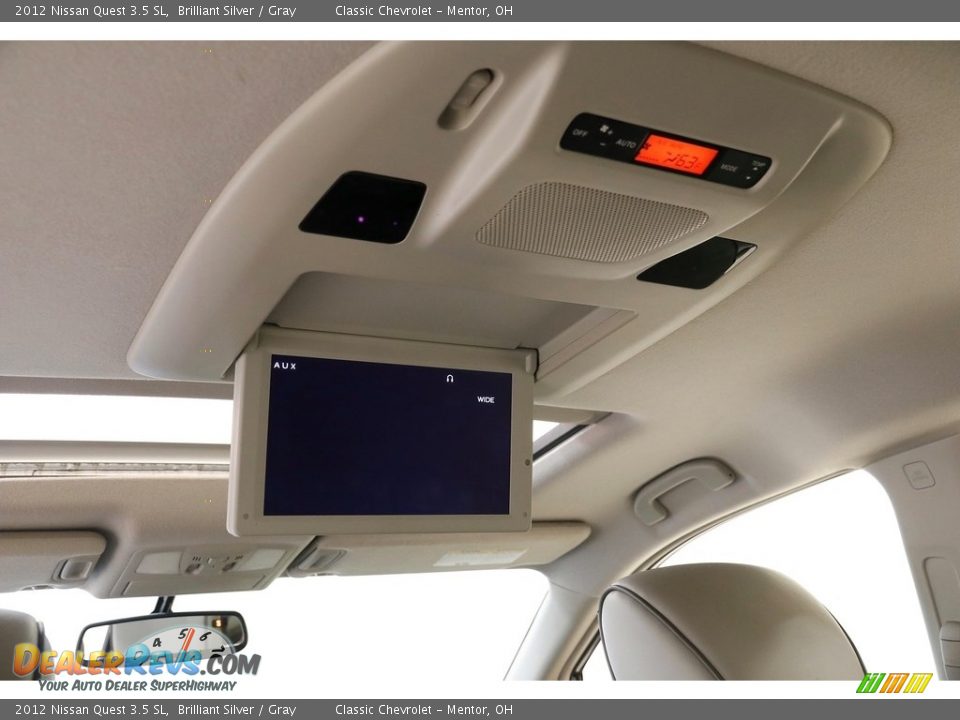2012 Nissan Quest 3.5 SL Brilliant Silver / Gray Photo #22