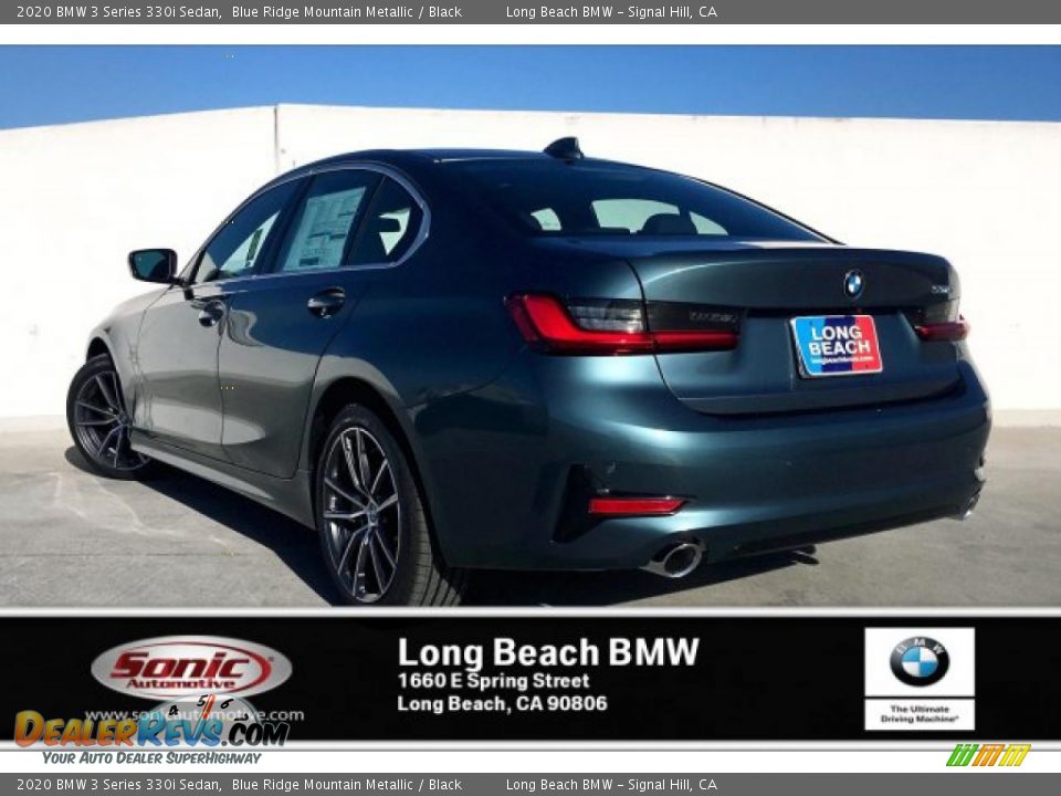 2020 BMW 3 Series 330i Sedan Blue Ridge Mountain Metallic / Black Photo #2