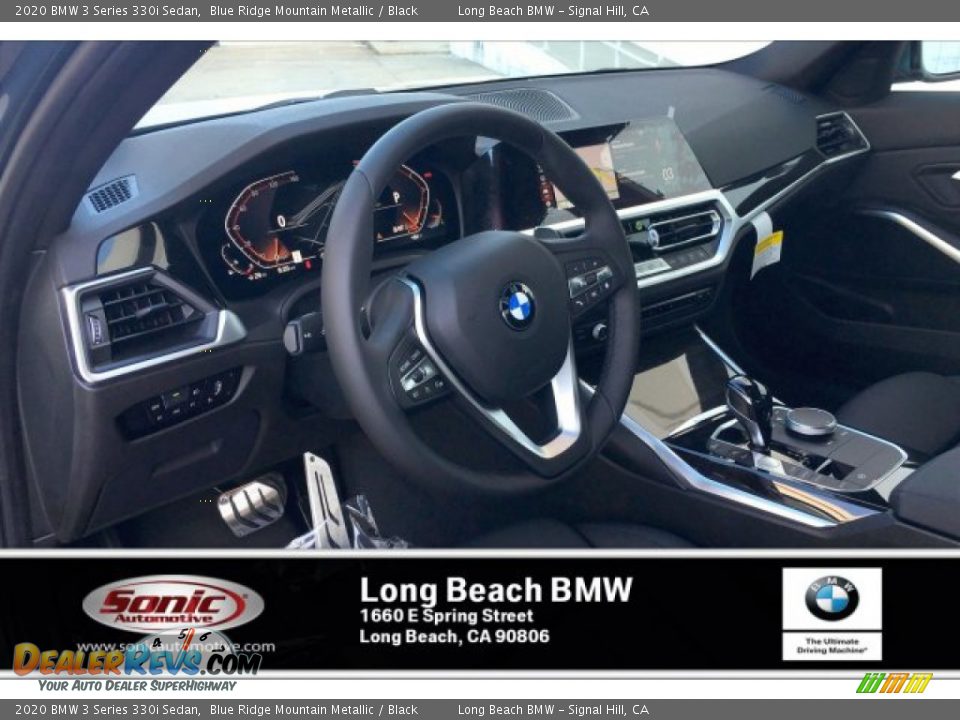 2020 BMW 3 Series 330i Sedan Blue Ridge Mountain Metallic / Black Photo #4