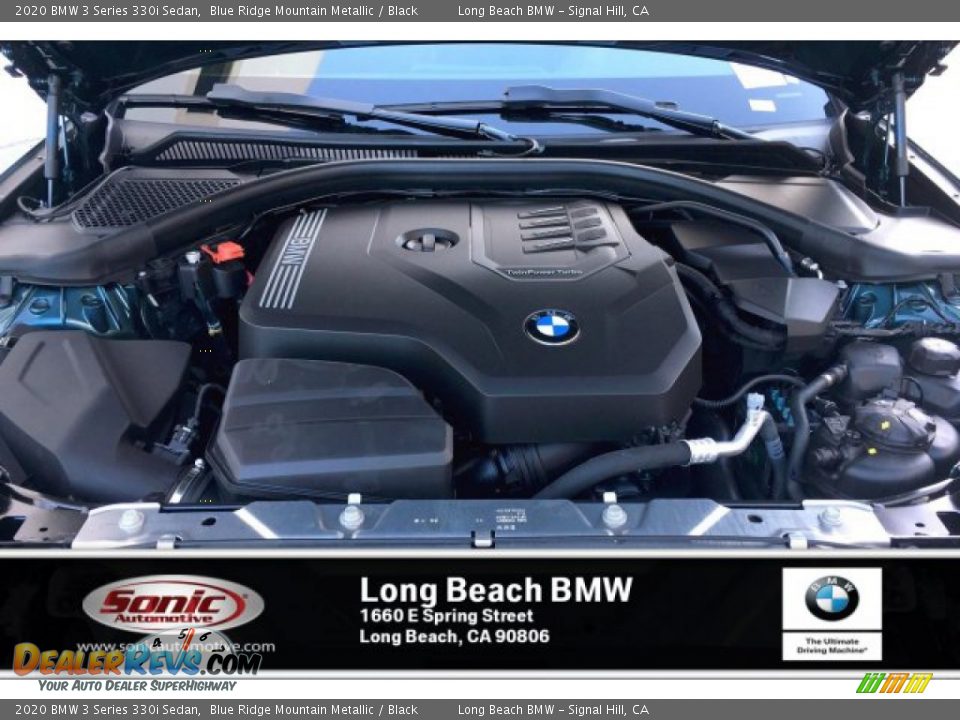 2020 BMW 3 Series 330i Sedan Blue Ridge Mountain Metallic / Black Photo #8