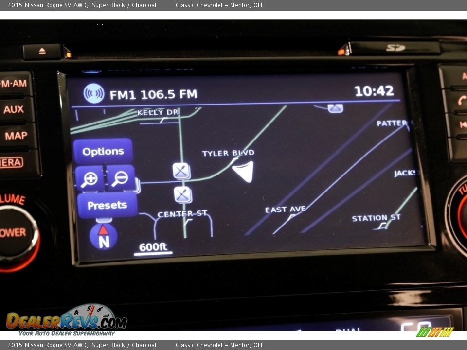 2015 Nissan Rogue SV AWD Super Black / Charcoal Photo #10
