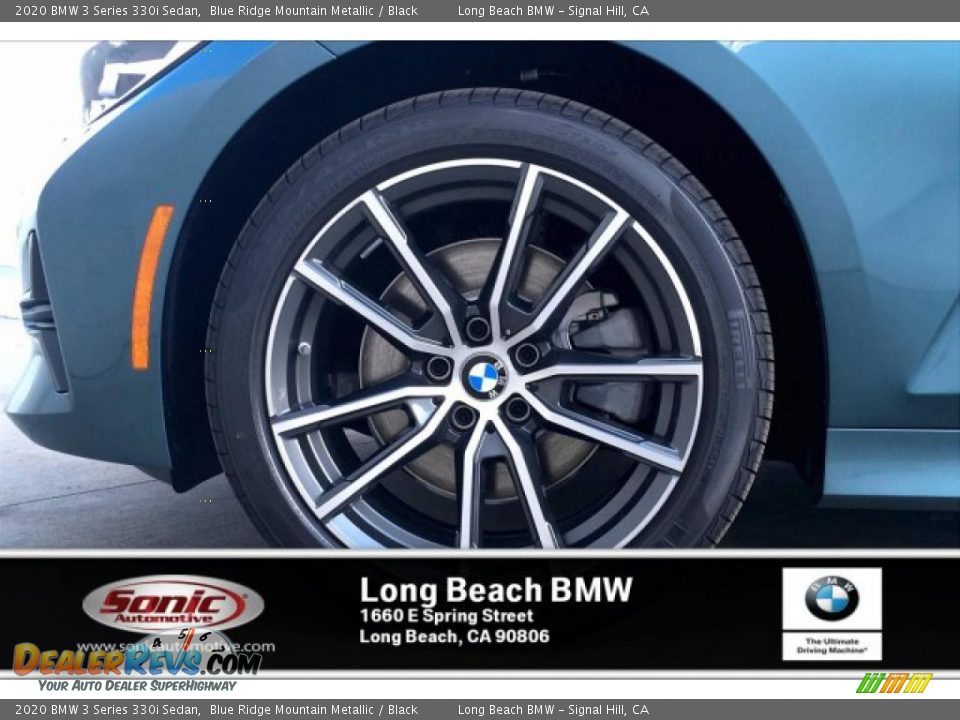 2020 BMW 3 Series 330i Sedan Blue Ridge Mountain Metallic / Black Photo #9