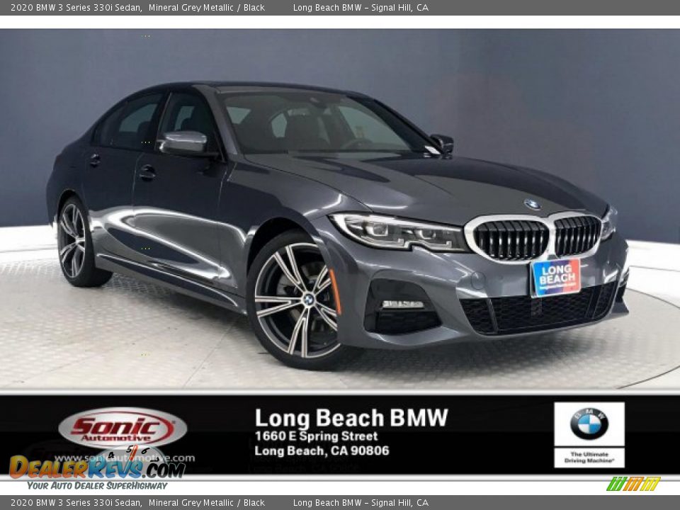 2020 BMW 3 Series 330i Sedan Mineral Grey Metallic / Black Photo #1