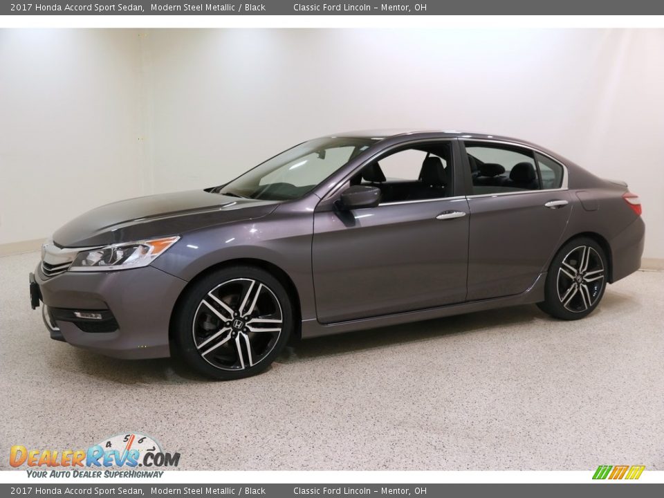 2017 Honda Accord Sport Sedan Modern Steel Metallic / Black Photo #3