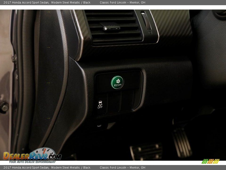 2017 Honda Accord Sport Sedan Modern Steel Metallic / Black Photo #6