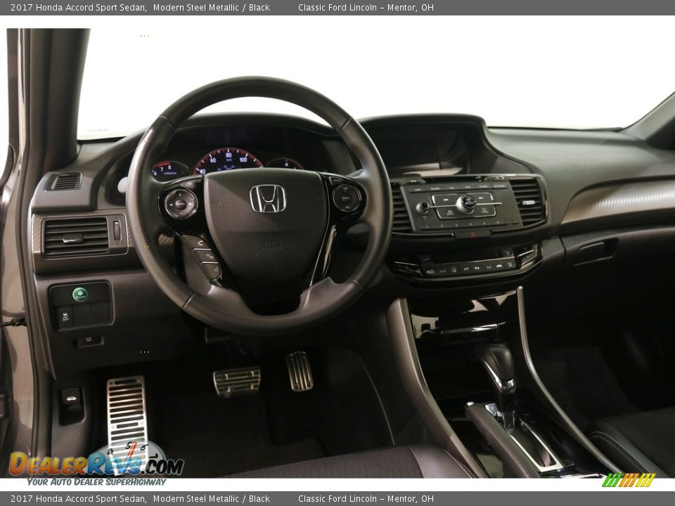 2017 Honda Accord Sport Sedan Modern Steel Metallic / Black Photo #7