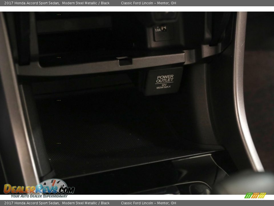 2017 Honda Accord Sport Sedan Modern Steel Metallic / Black Photo #14