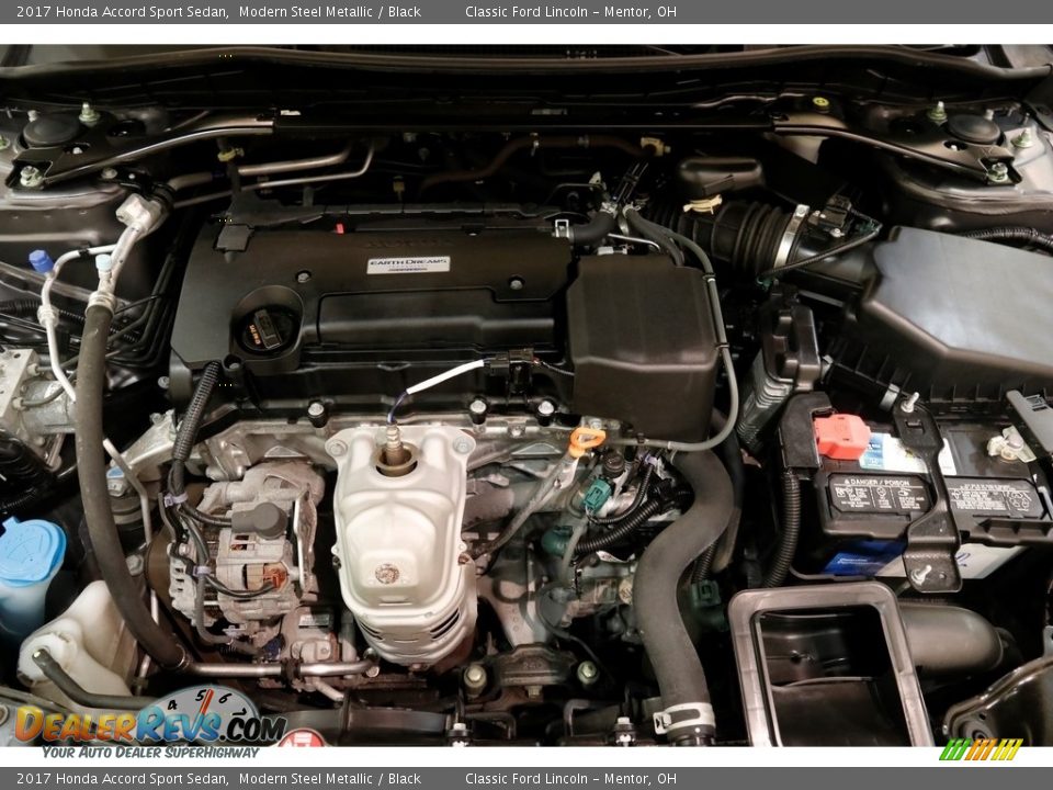 2017 Honda Accord Sport Sedan Modern Steel Metallic / Black Photo #19