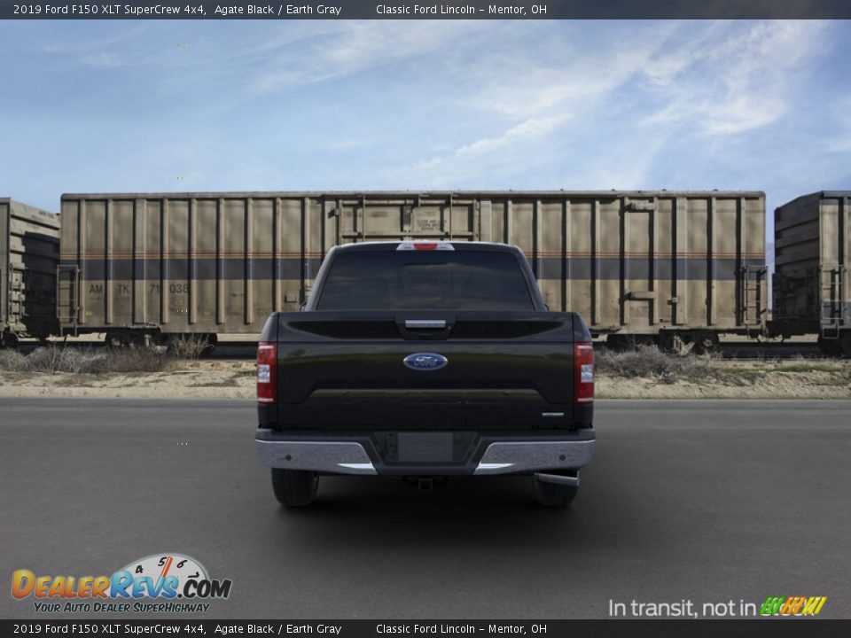 2019 Ford F150 XLT SuperCrew 4x4 Agate Black / Earth Gray Photo #5