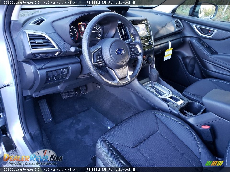 Black Interior - 2020 Subaru Forester 2.5i Photo #8