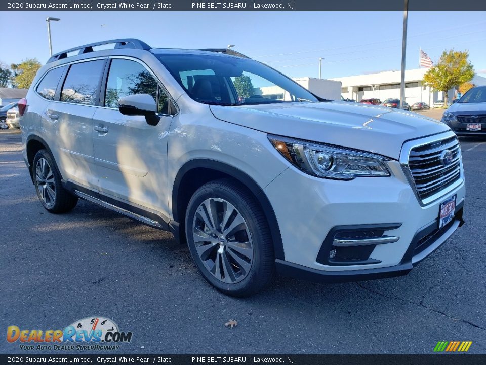 2020 Subaru Ascent Limited Crystal White Pearl / Slate Photo #1