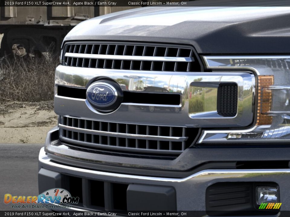 2019 Ford F150 XLT SuperCrew 4x4 Agate Black / Earth Gray Photo #17
