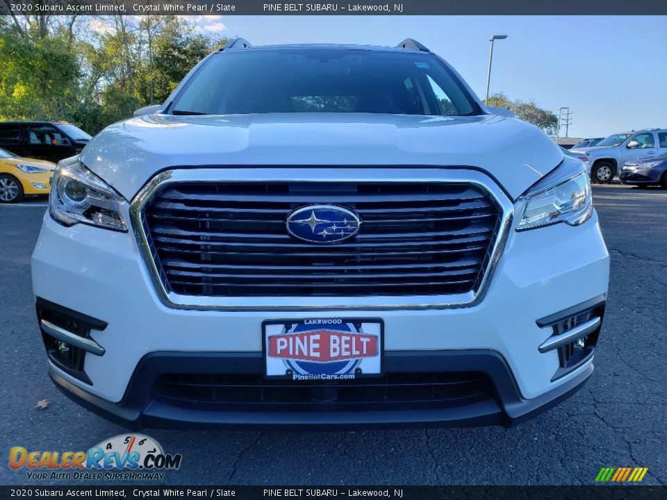 2020 Subaru Ascent Limited Crystal White Pearl / Slate Photo #2
