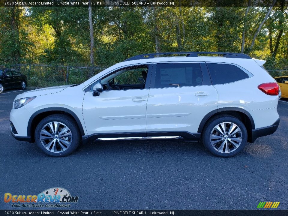 2020 Subaru Ascent Limited Crystal White Pearl / Slate Photo #3