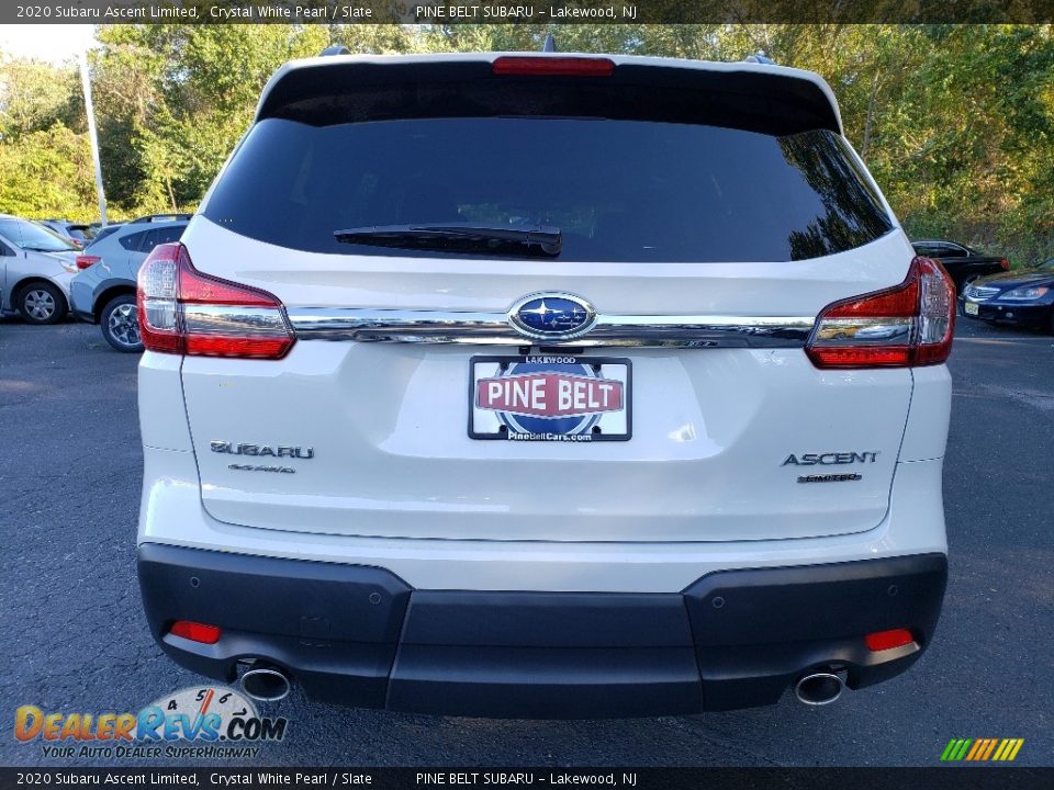 2020 Subaru Ascent Limited Crystal White Pearl / Slate Photo #5