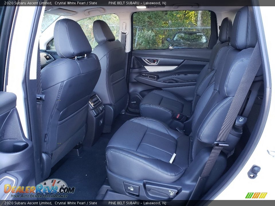 2020 Subaru Ascent Limited Crystal White Pearl / Slate Photo #6