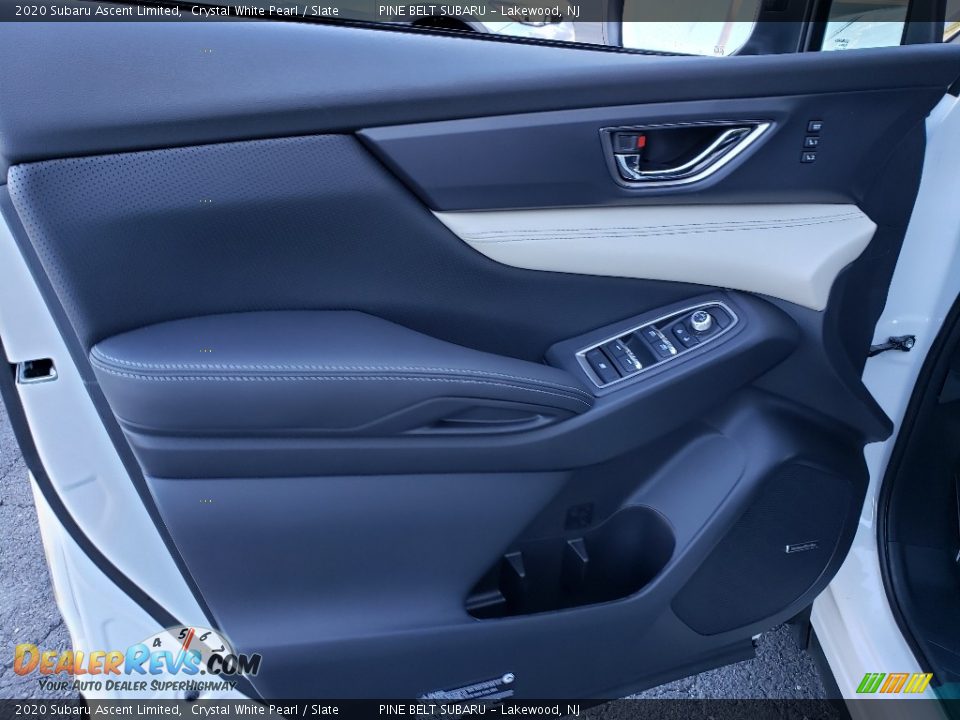 2020 Subaru Ascent Limited Crystal White Pearl / Slate Photo #7