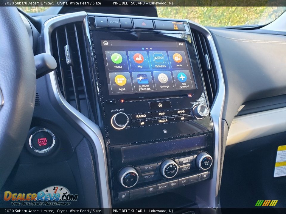 2020 Subaru Ascent Limited Crystal White Pearl / Slate Photo #9