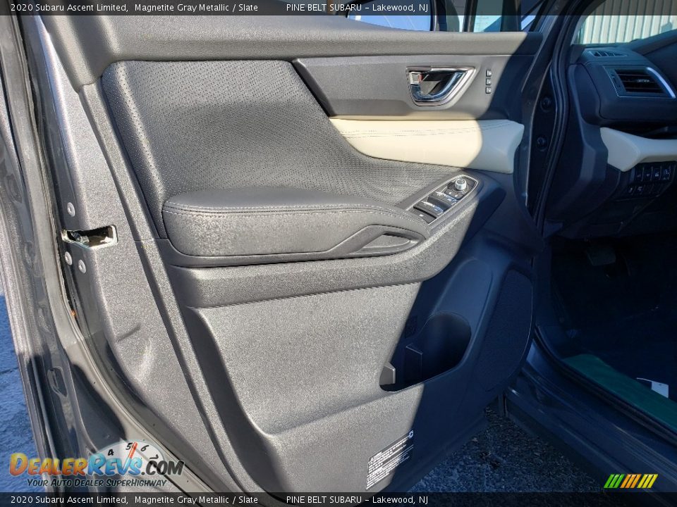 2020 Subaru Ascent Limited Magnetite Gray Metallic / Slate Photo #7