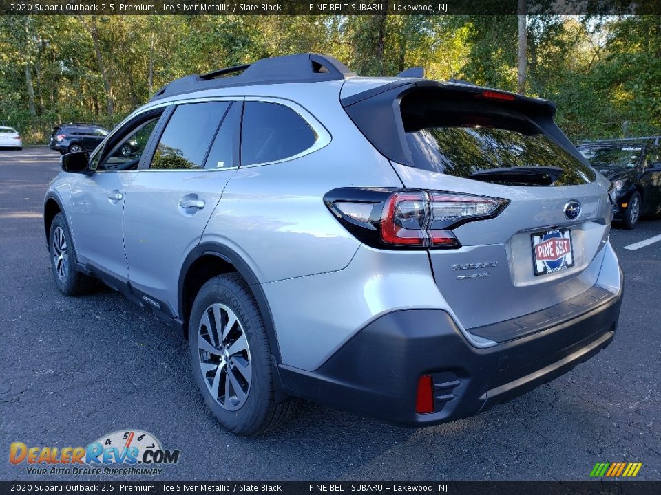 2020 Subaru Outback 2.5i Premium Ice Silver Metallic / Slate Black Photo #4