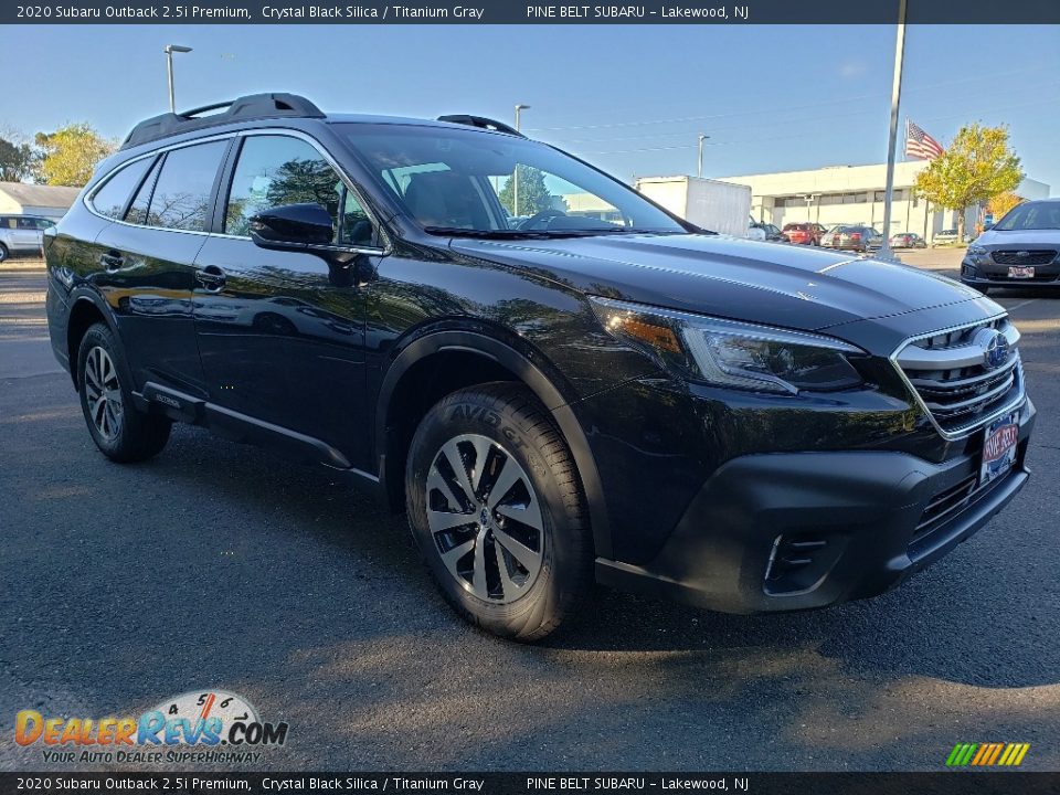 2020 Subaru Outback 2.5i Premium Crystal Black Silica / Titanium Gray Photo #1