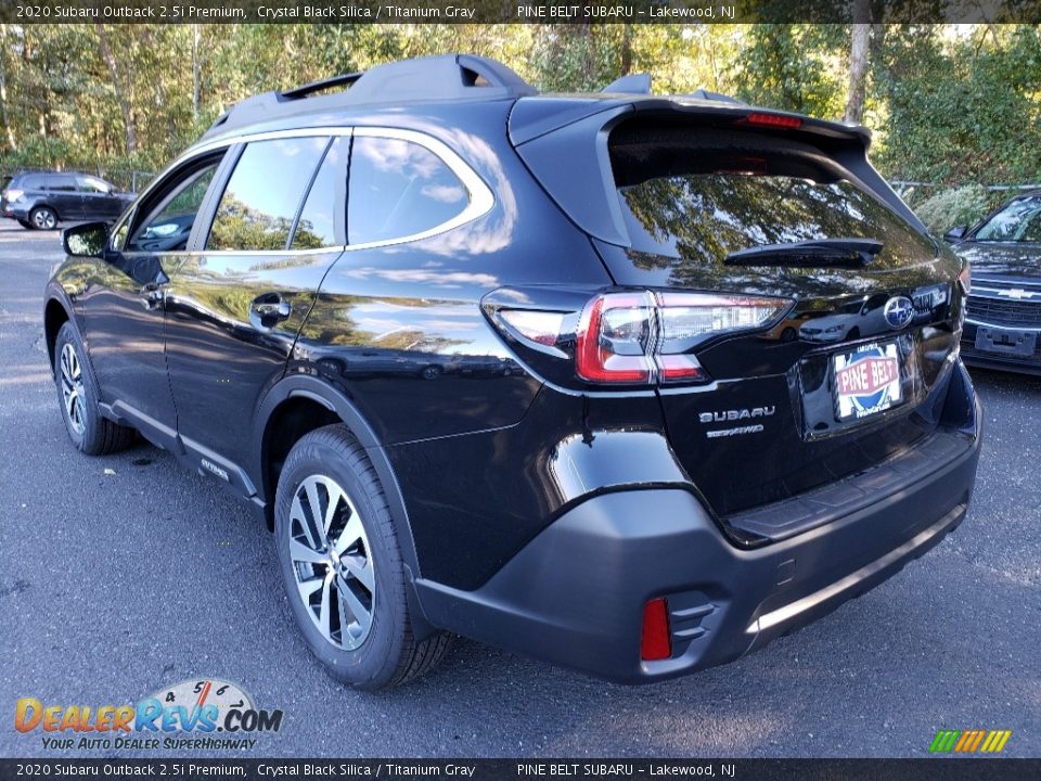 2020 Subaru Outback 2.5i Premium Crystal Black Silica / Titanium Gray Photo #4