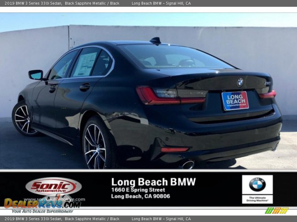 2019 BMW 3 Series 330i Sedan Black Sapphire Metallic / Black Photo #2