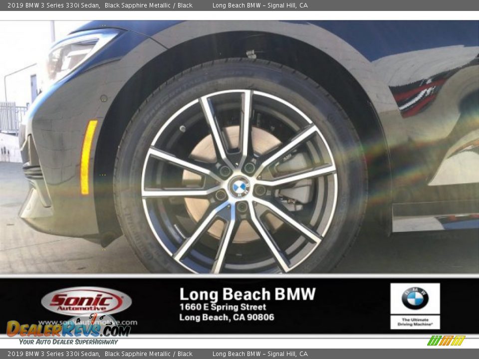 2019 BMW 3 Series 330i Sedan Black Sapphire Metallic / Black Photo #9
