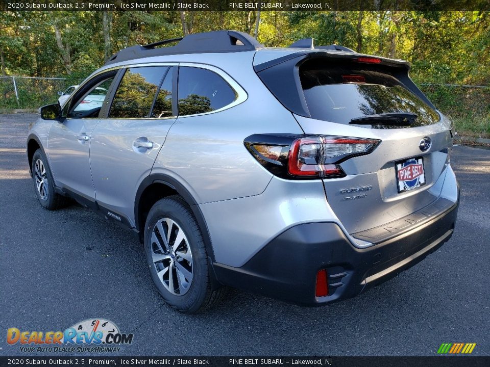 2020 Subaru Outback 2.5i Premium Ice Silver Metallic / Slate Black Photo #4