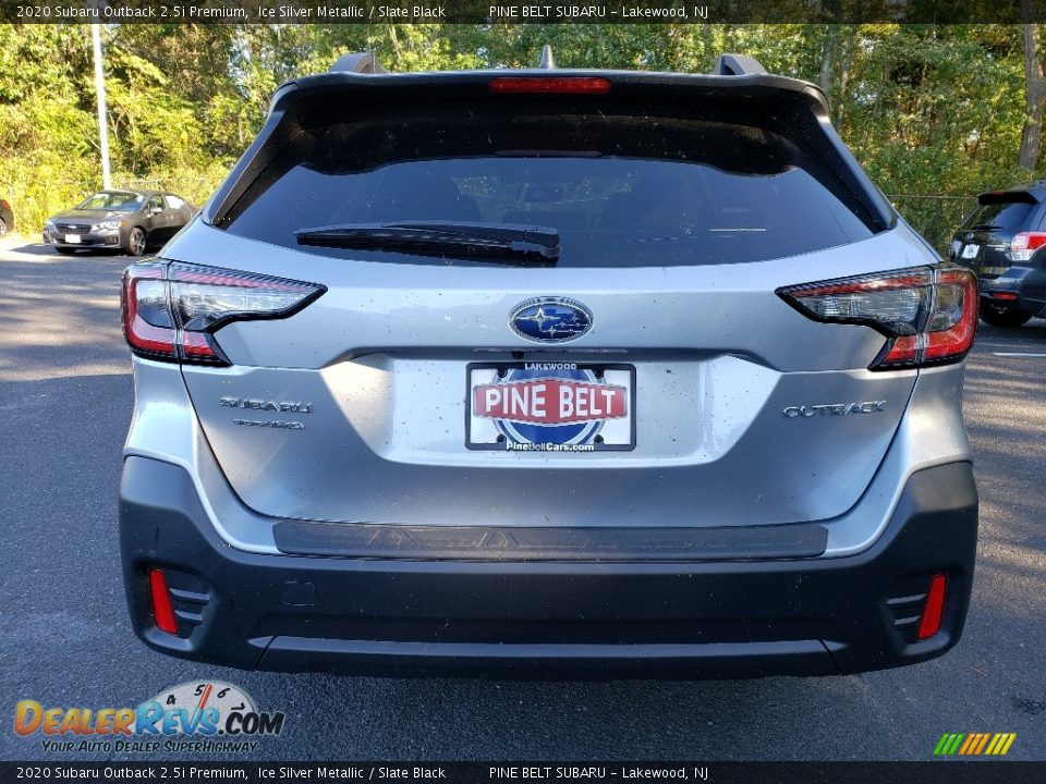 2020 Subaru Outback 2.5i Premium Ice Silver Metallic / Slate Black Photo #5