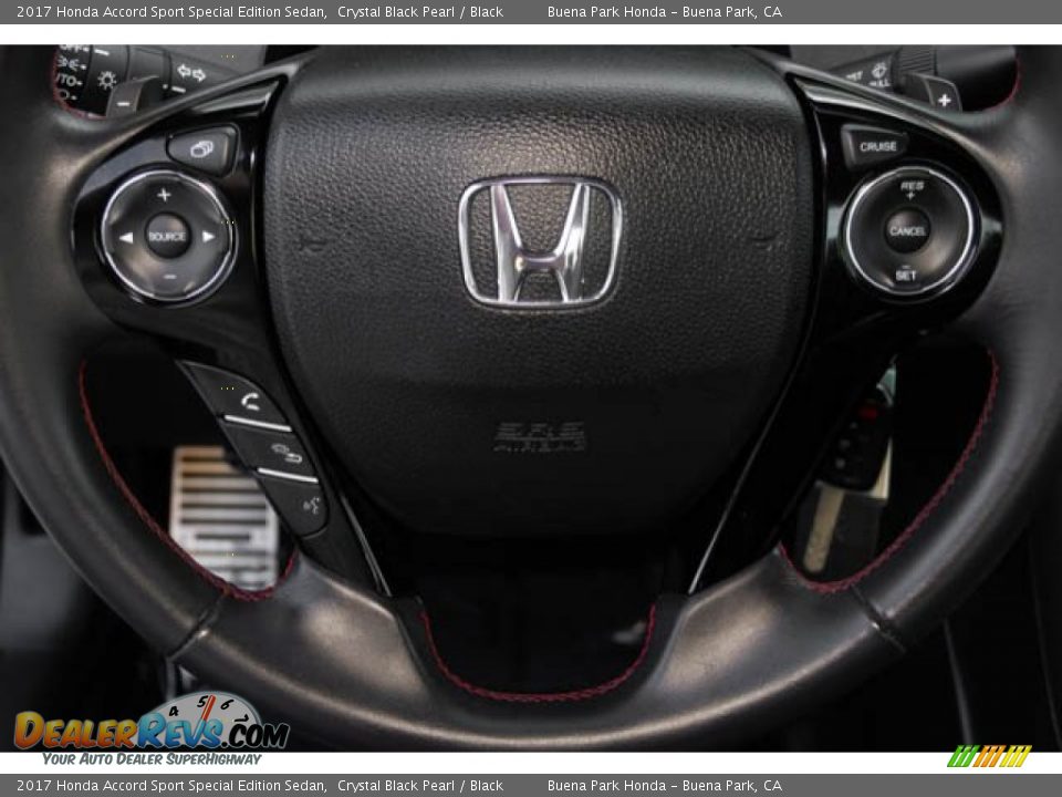 2017 Honda Accord Sport Special Edition Sedan Crystal Black Pearl / Black Photo #13