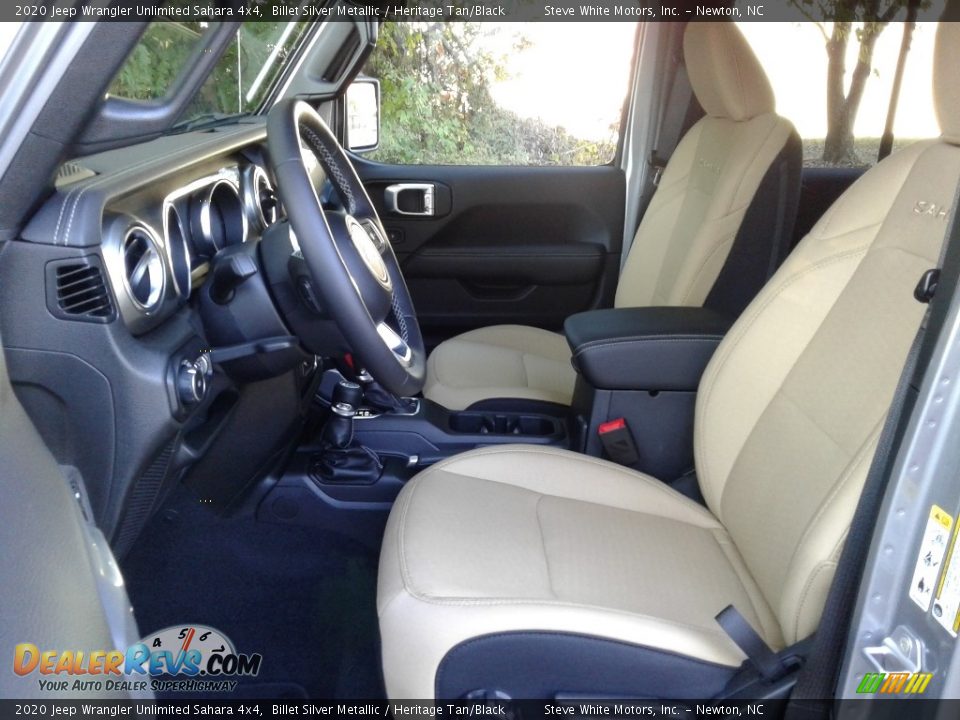 2020 Jeep Wrangler Unlimited Sahara 4x4 Billet Silver Metallic / Heritage Tan/Black Photo #10