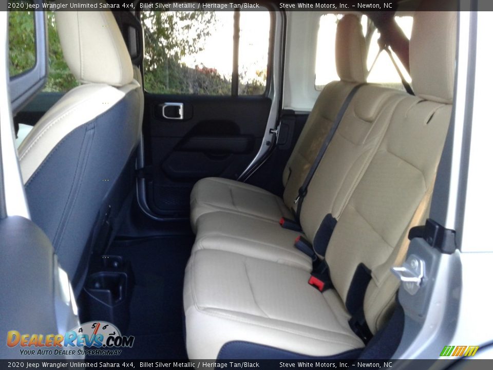2020 Jeep Wrangler Unlimited Sahara 4x4 Billet Silver Metallic / Heritage Tan/Black Photo #11