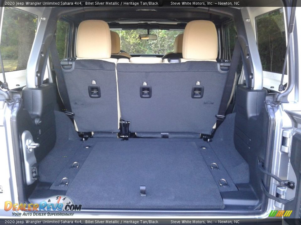 2020 Jeep Wrangler Unlimited Sahara 4x4 Billet Silver Metallic / Heritage Tan/Black Photo #12