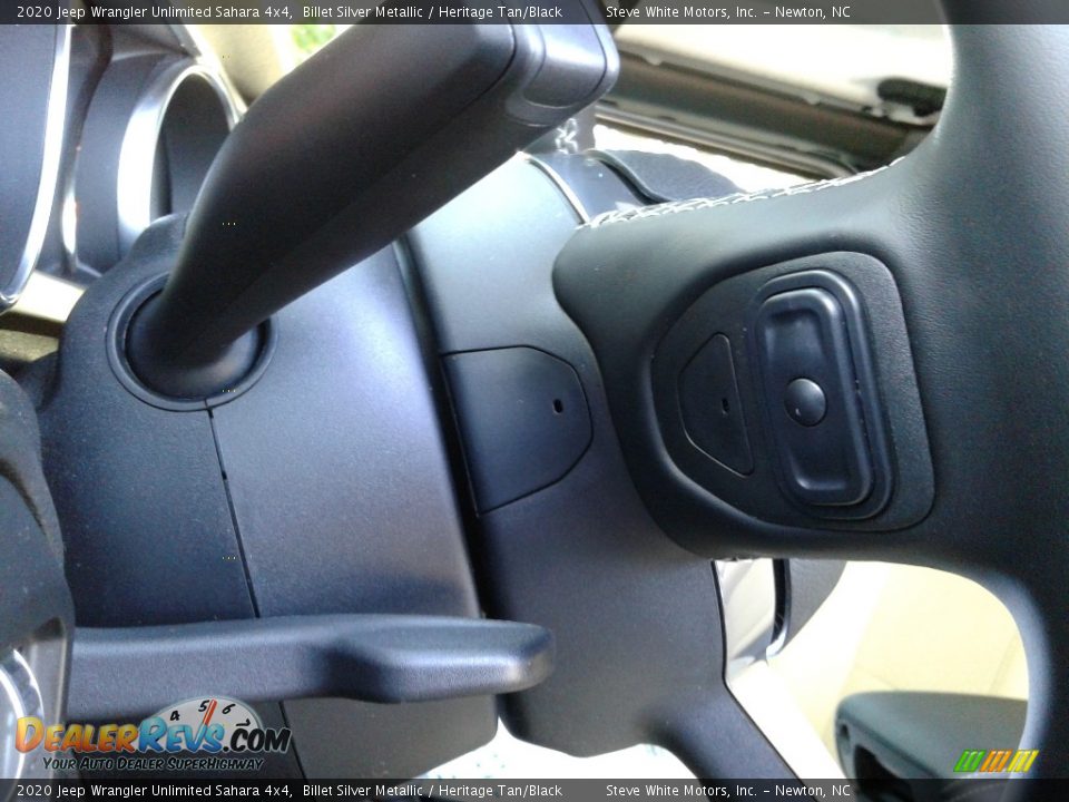 2020 Jeep Wrangler Unlimited Sahara 4x4 Billet Silver Metallic / Heritage Tan/Black Photo #15