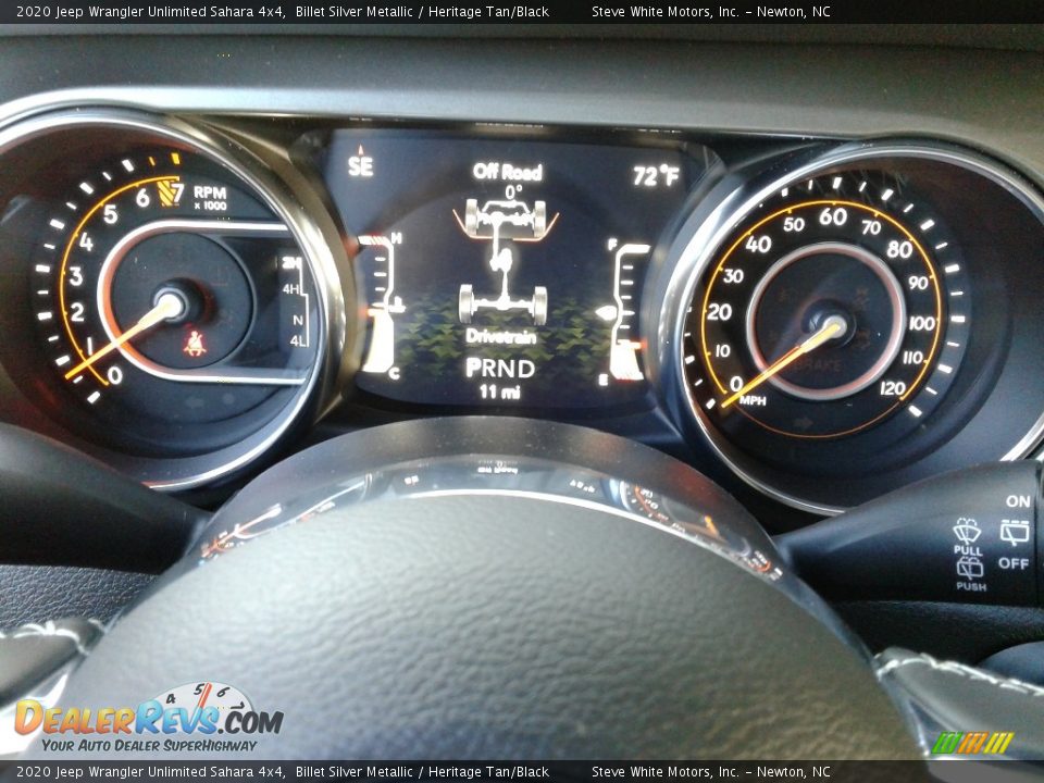 2020 Jeep Wrangler Unlimited Sahara 4x4 Billet Silver Metallic / Heritage Tan/Black Photo #18