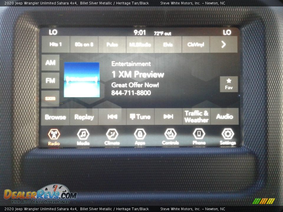 2020 Jeep Wrangler Unlimited Sahara 4x4 Billet Silver Metallic / Heritage Tan/Black Photo #20