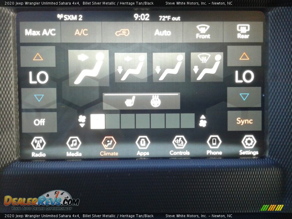 2020 Jeep Wrangler Unlimited Sahara 4x4 Billet Silver Metallic / Heritage Tan/Black Photo #22