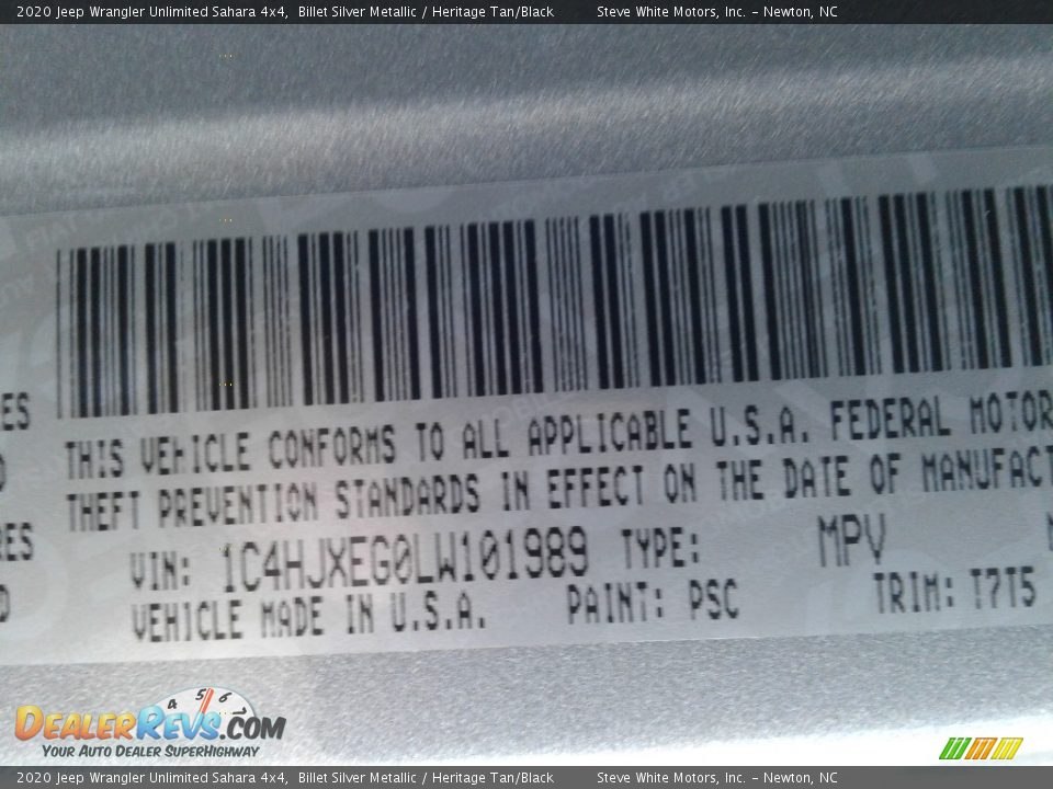 2020 Jeep Wrangler Unlimited Sahara 4x4 Billet Silver Metallic / Heritage Tan/Black Photo #31