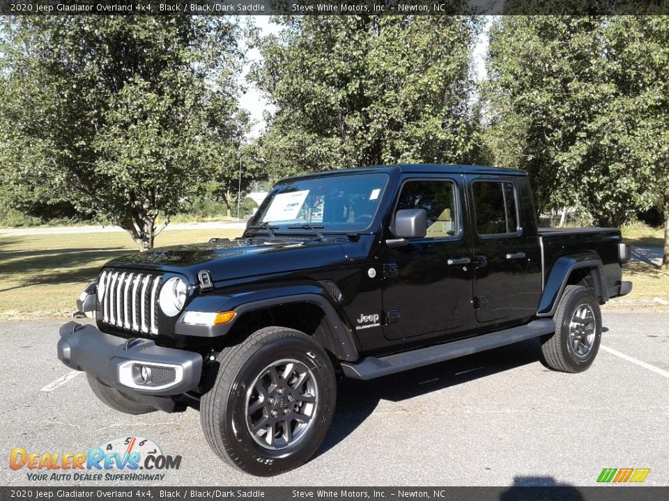 2020 Jeep Gladiator Overland 4x4 Black / Black/Dark Saddle Photo #2