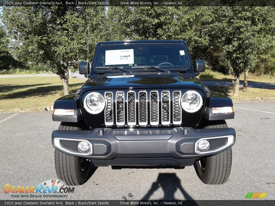 2020 Jeep Gladiator Overland 4x4 Black / Black/Dark Saddle Photo #3