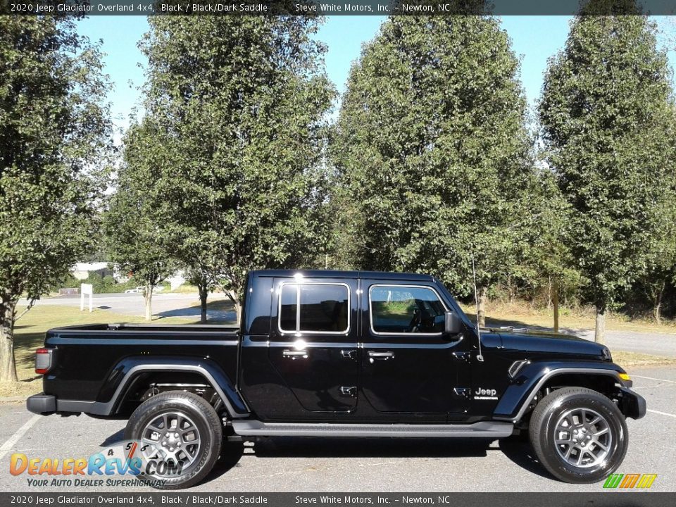 2020 Jeep Gladiator Overland 4x4 Black / Black/Dark Saddle Photo #5